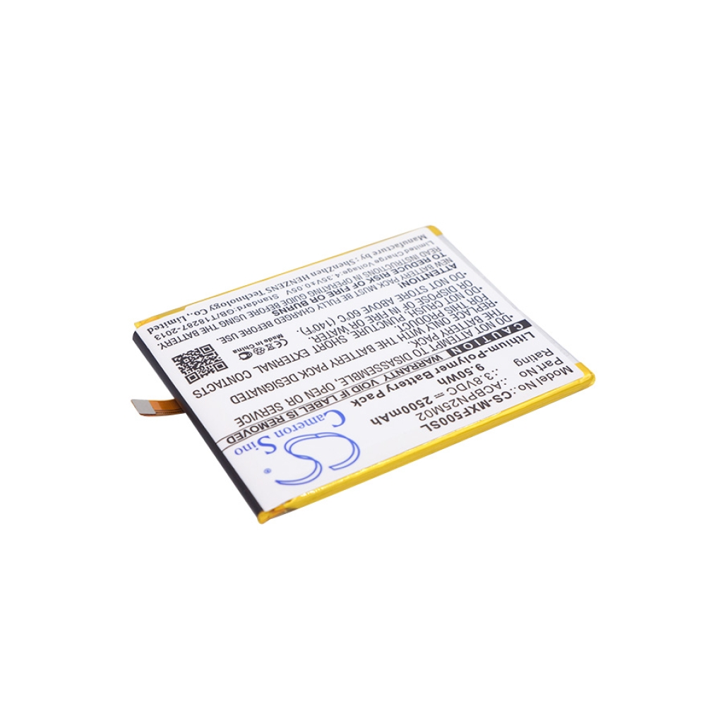 Batterij compatibel met Micromax CS-MXF500SL