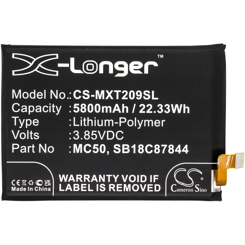 Batterij Vervangt MC50