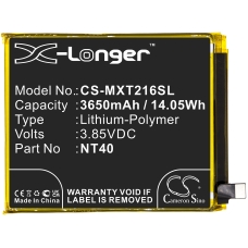 Compatibele batterijvervanging voor Motorola NT40