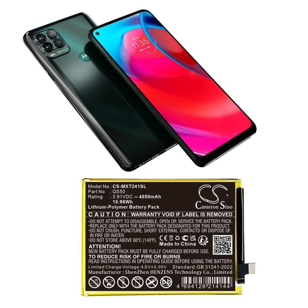 Compatibele batterijvervanging voor Motorola QS50