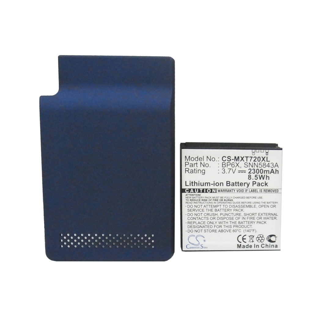 Batterij compatibel met Motorola CS-MXT720XL