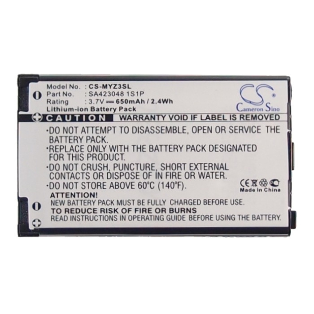 Batterij Vervangt SA423048 1S1P