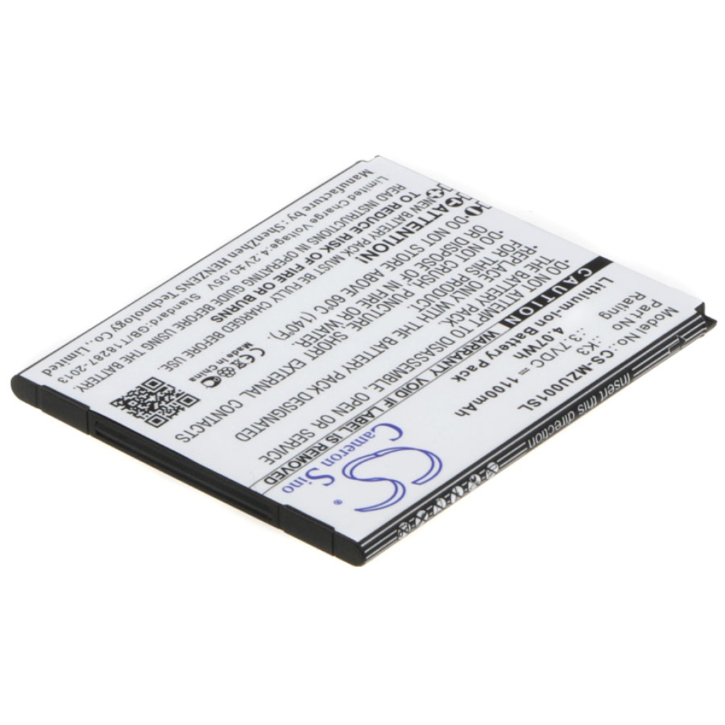 Batterij compatibel met Navon CS-MZU001SL