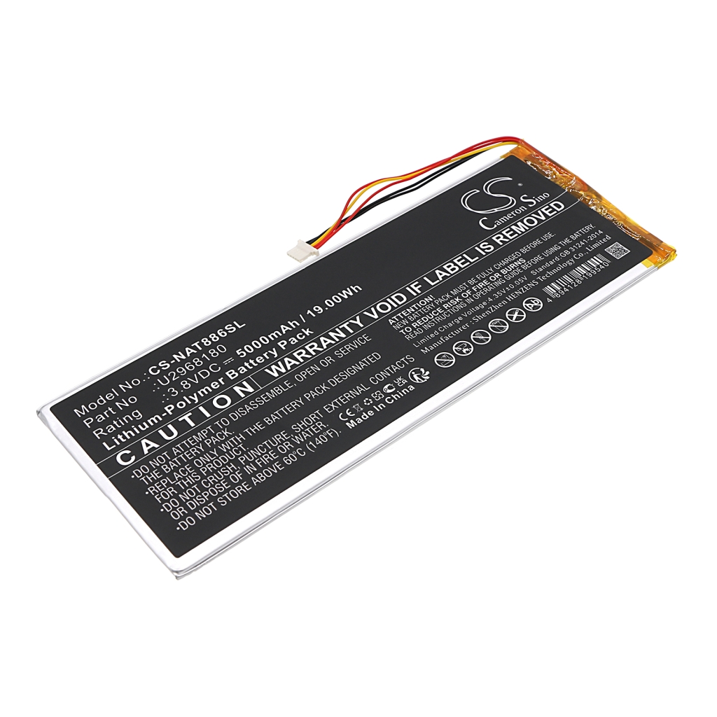 Batterij Vervangt U2968180