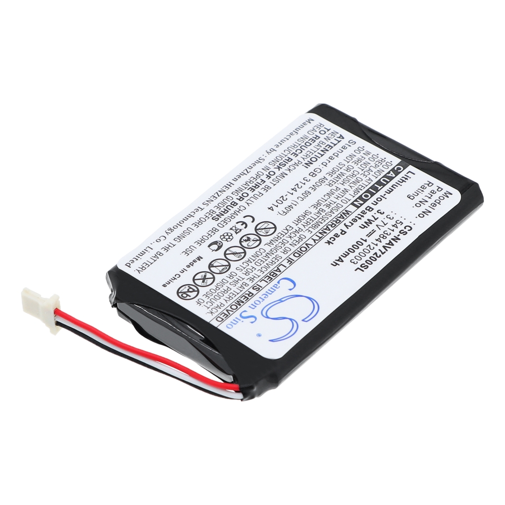 Batterij Vervangt Navigon JS541384120003