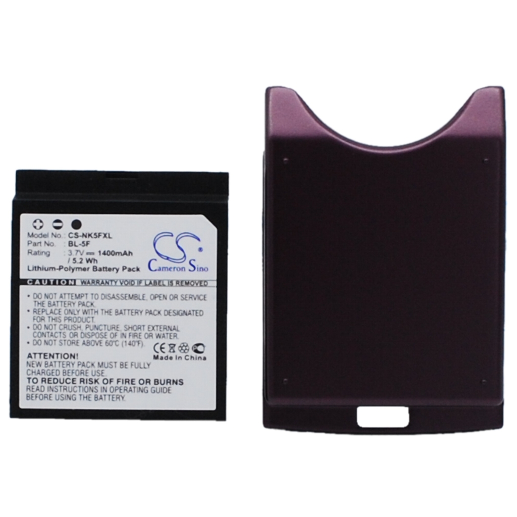 Batterij compatibel met Nokia CS-NK5FXL