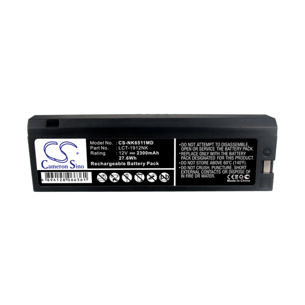 Batterij compatibel met Nihon Kohden Philips CS-NK6511MD