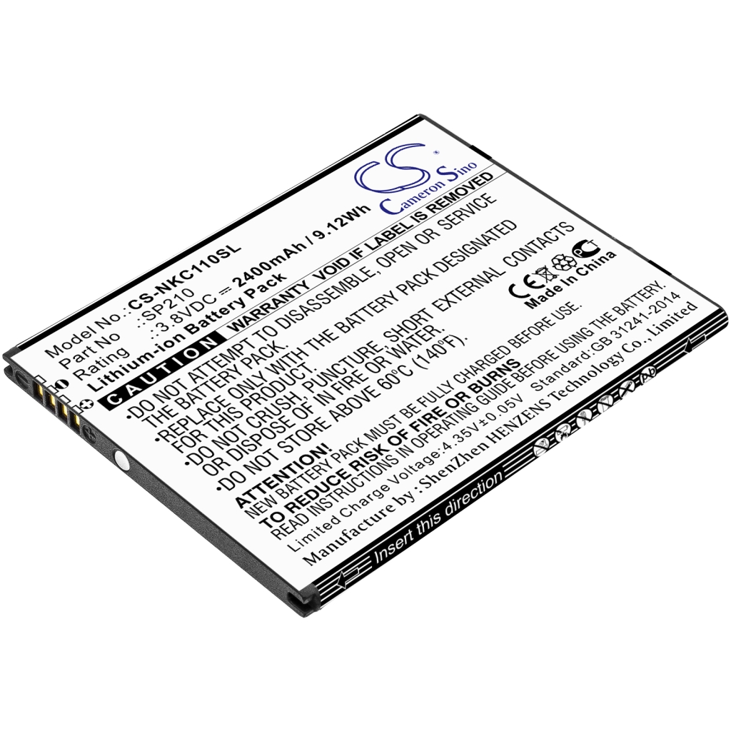 Compatibele batterijvervanging voor Nokia SP210