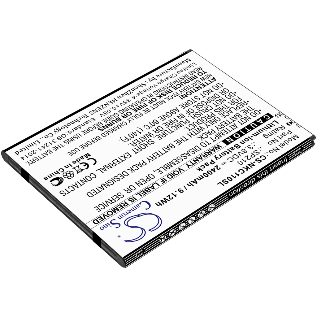 Compatibele batterijvervanging voor Nokia SP210