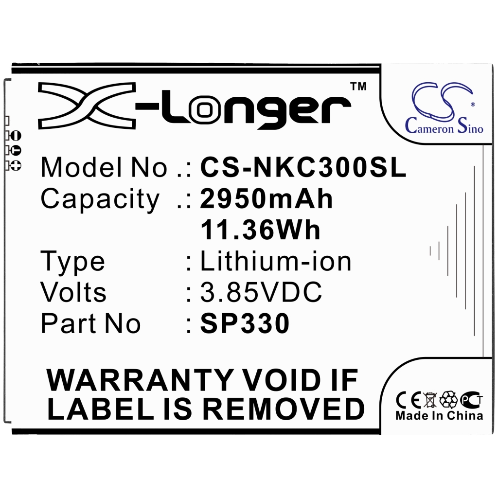 Batterij Vervangt SP330