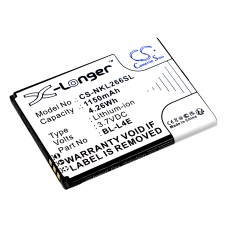 Remplacement de batterie compatible pour Nokia BL-L4E