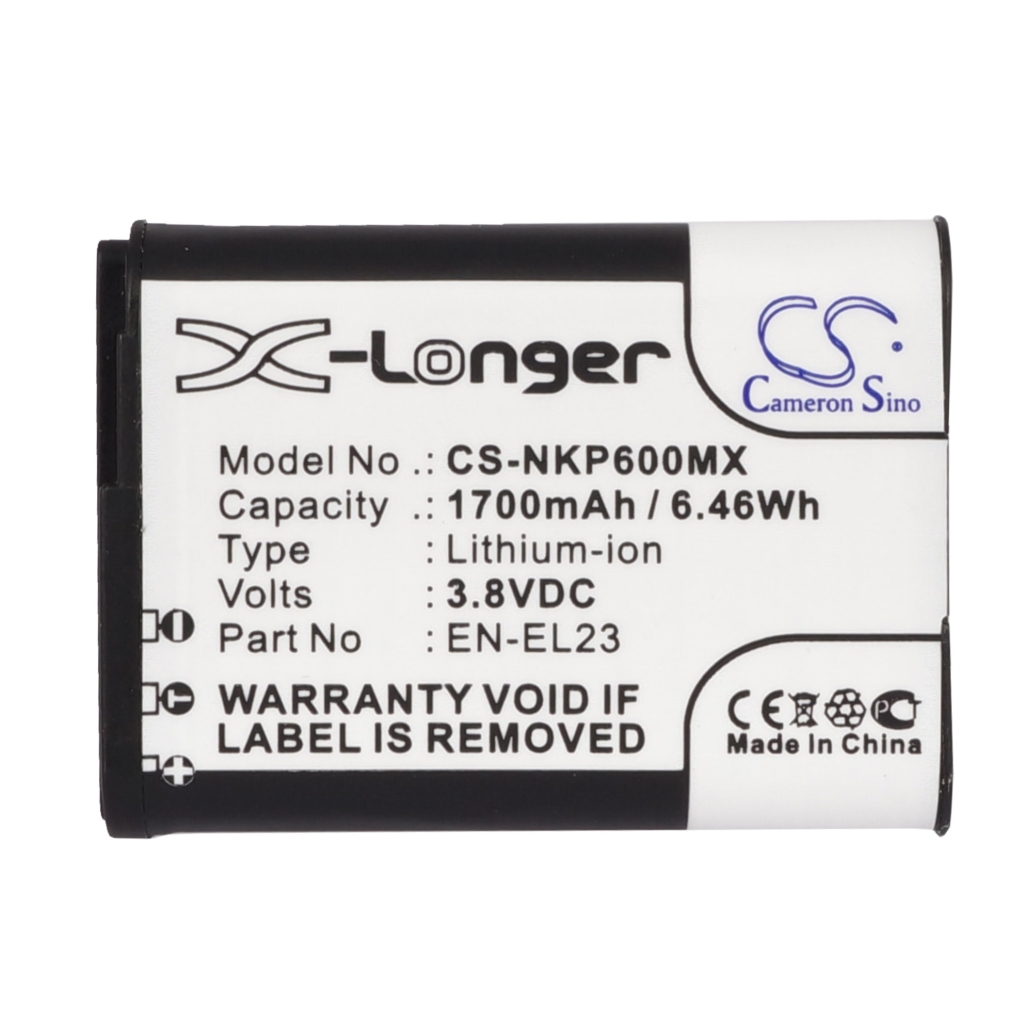 Batterie de l'appareil photo Nikon Coolpix S810c