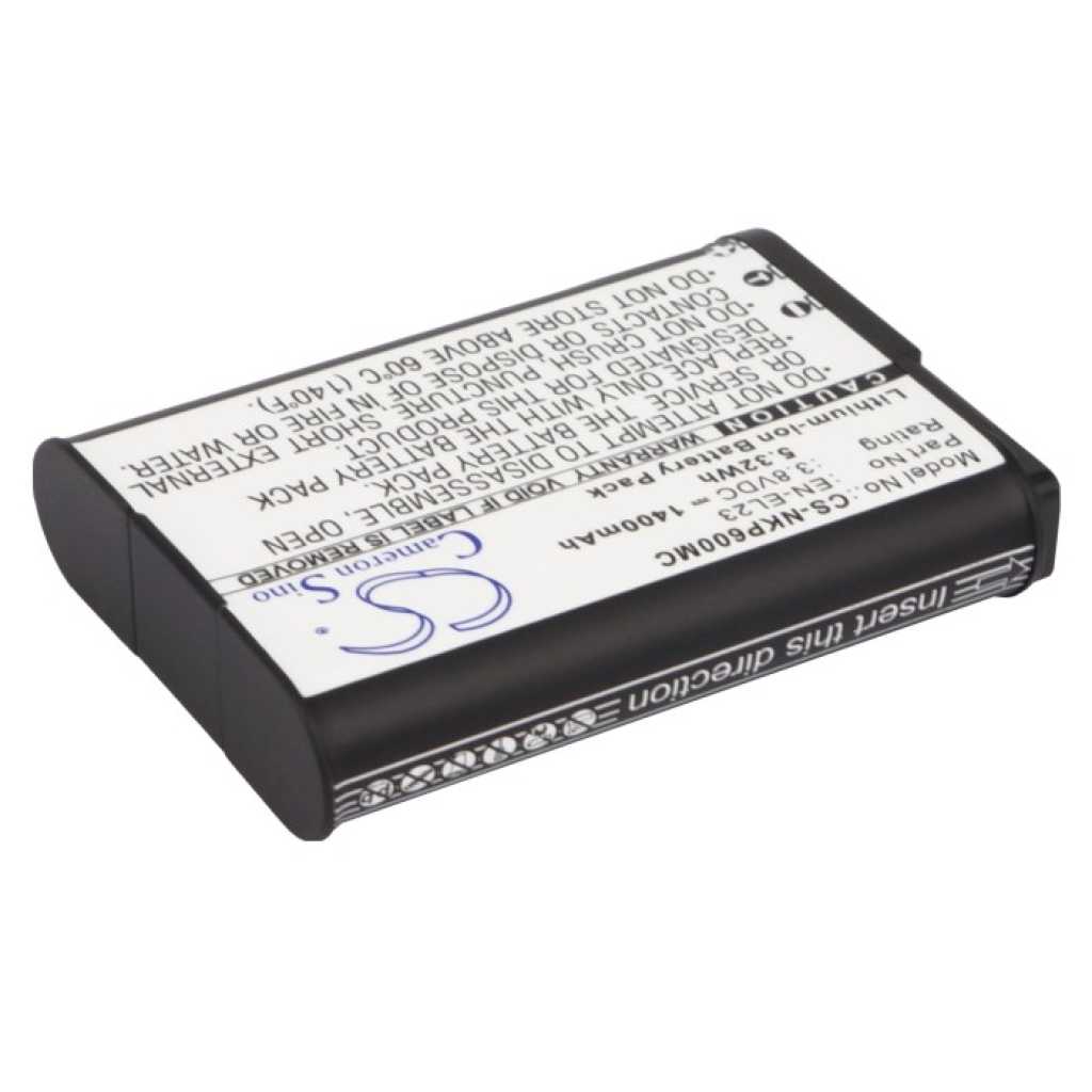 Batterij voor camera Nikon CS-NKP600MC