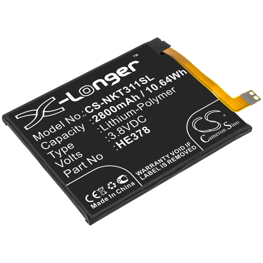 Batterij Vervangt HE378