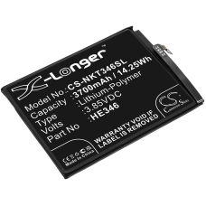 Compatibele batterijvervanging voor Nokia HE346