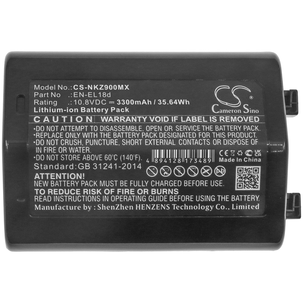 Batterij voor camera Nikon CS-NKZ900MX