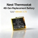 Batterij compatibel met Nest CS-NLT400SL