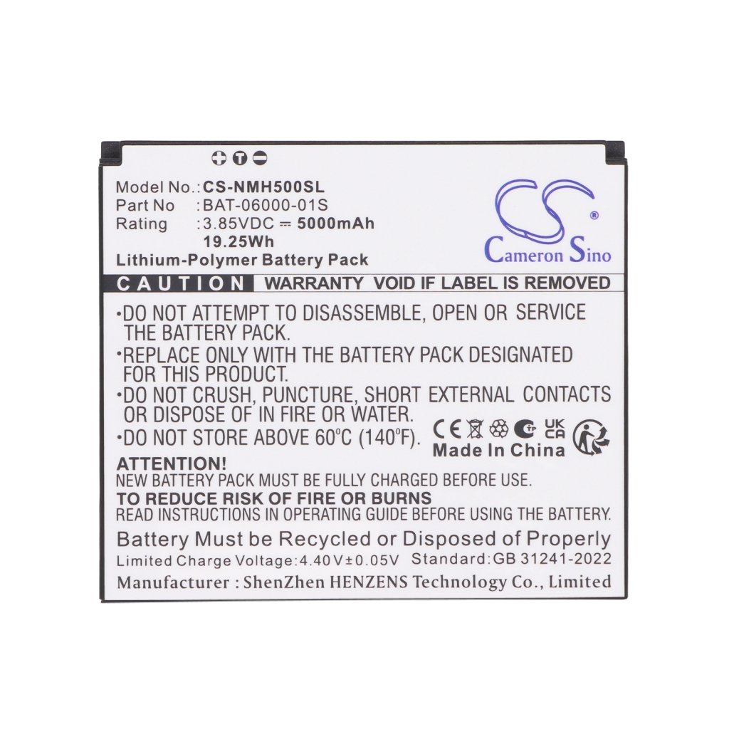 Batterij compatibel met Sonim CS-NMH500SL