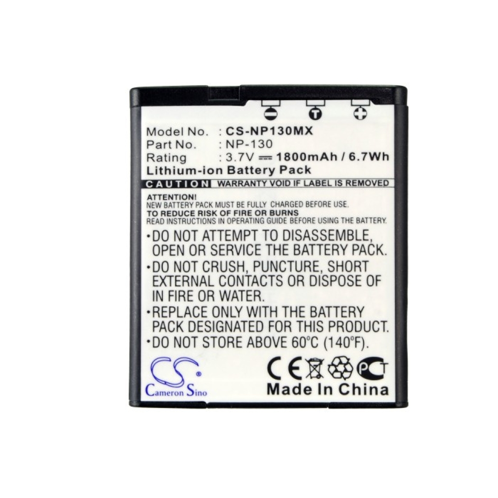 Camera Battery Casio Exilim EX-ZR400BK