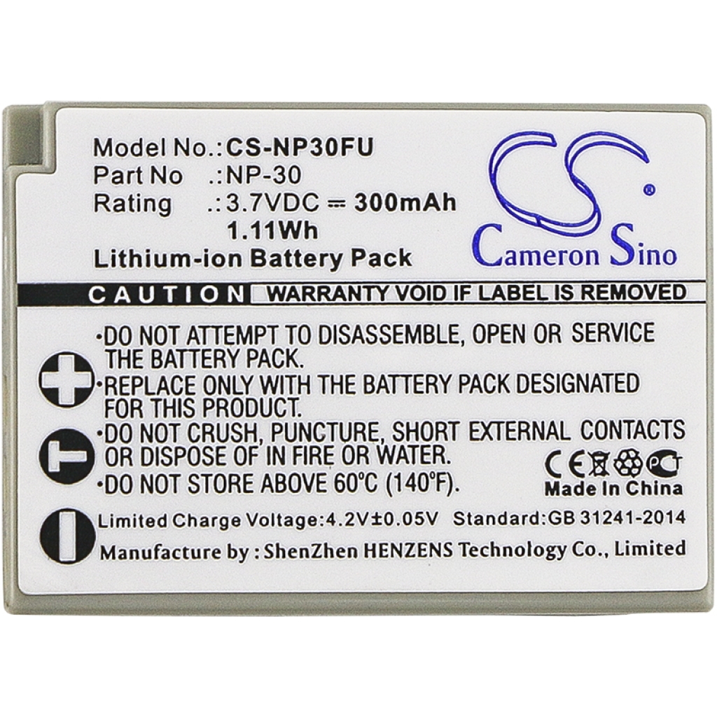 Batterij voor camera FUJIFILM CS-NP30FU