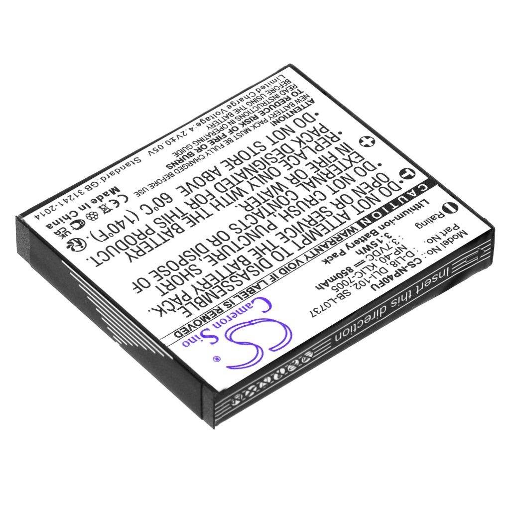 Batterij voor camera Silvercrest CS-NP40FU