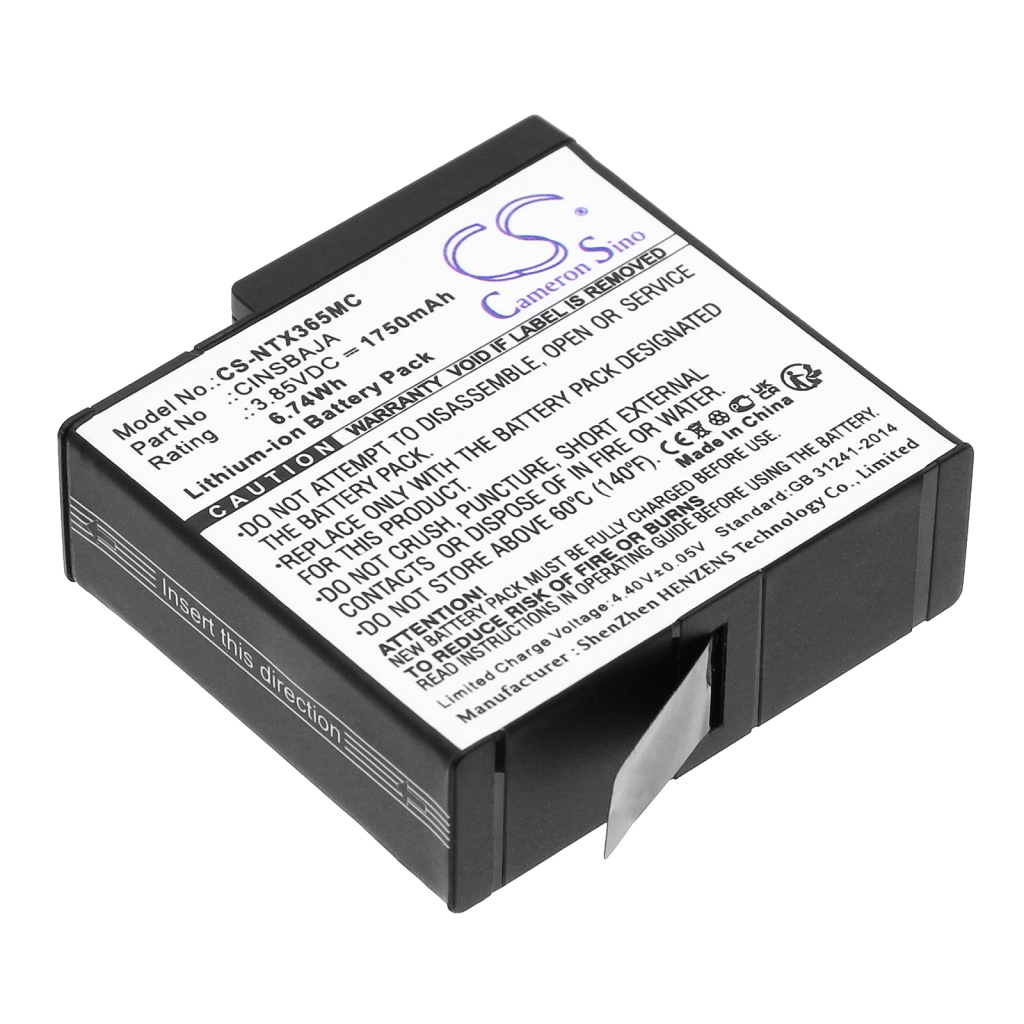 Remplacement de batterie compatible pour Insta360 CINSBAJA