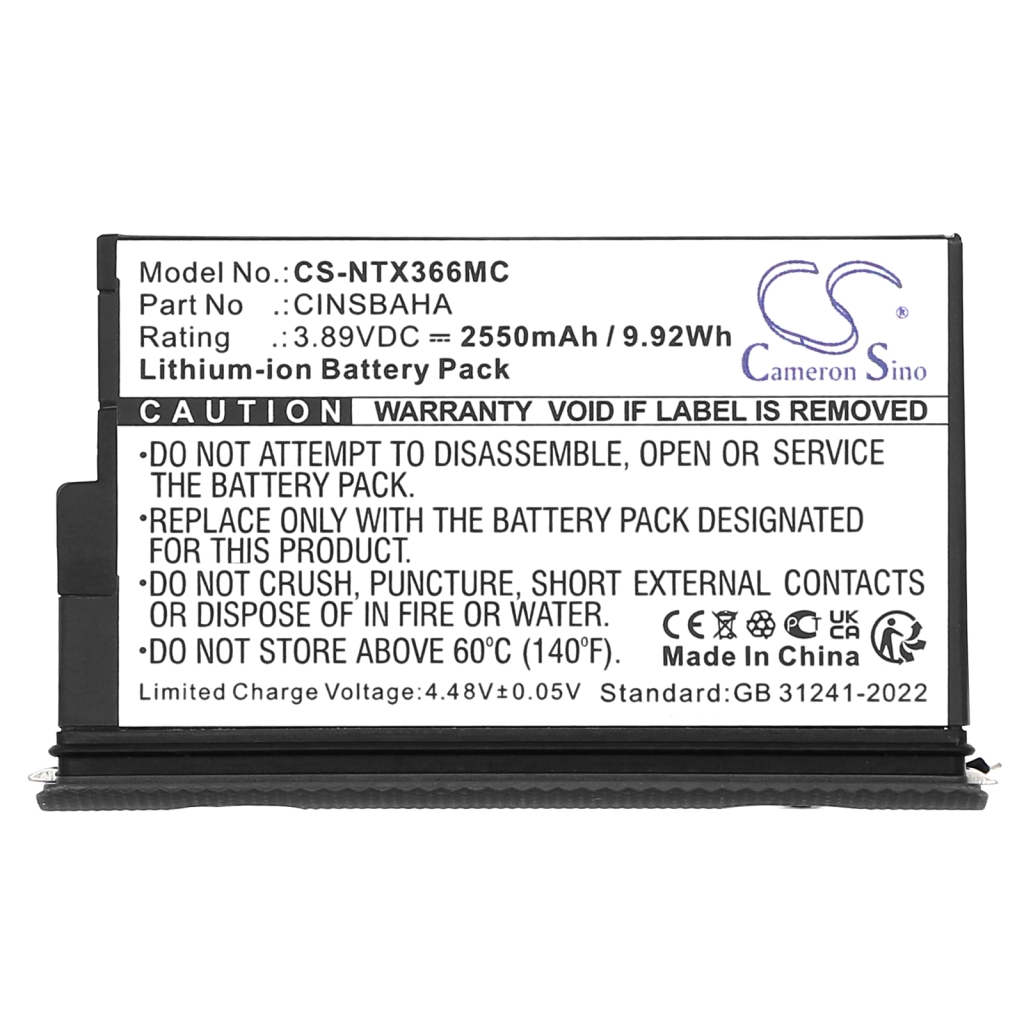 Batterie Remplace CINSBAHA
