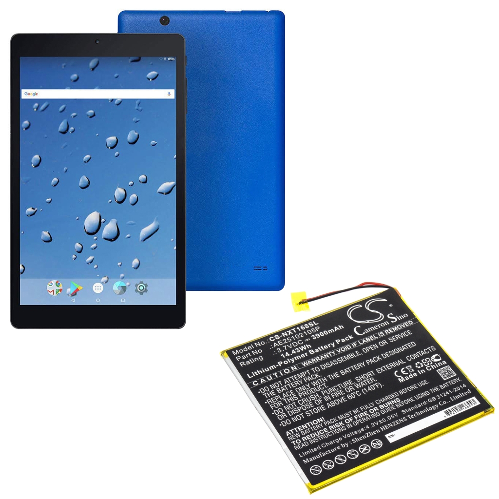 Compatibele batterijvervanging voor Nextbook AE25102105P
