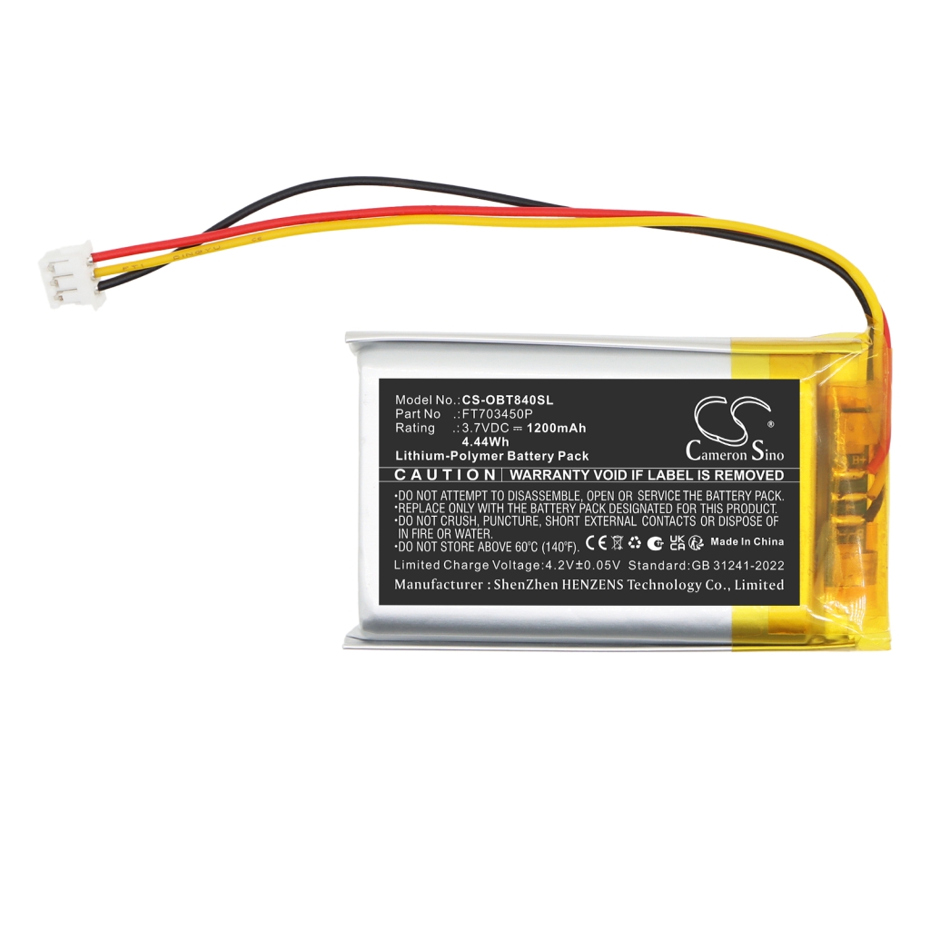 Batterij compatibel met Orion CS-OBT840SL