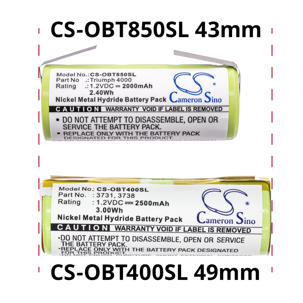 Batterij Vervangt 3761