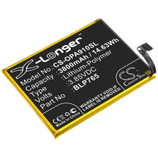 Remplacement de batterie compatible pour OPPO BLP765