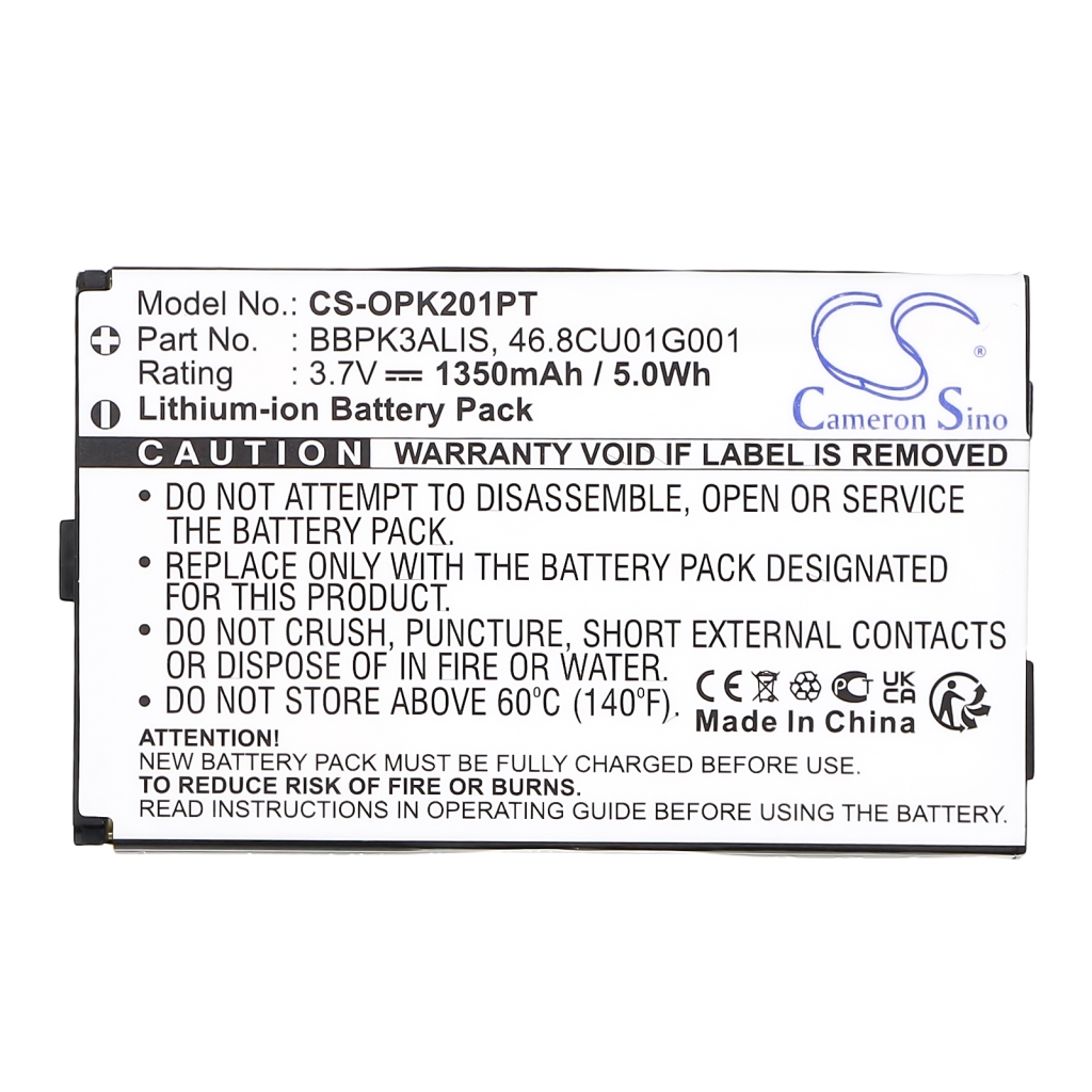 Batterijen Batterij projector CS-OPK201PT