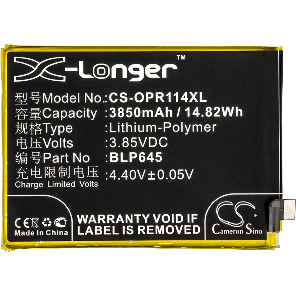 Batterij compatibel met OPPO CS-OPR114XL