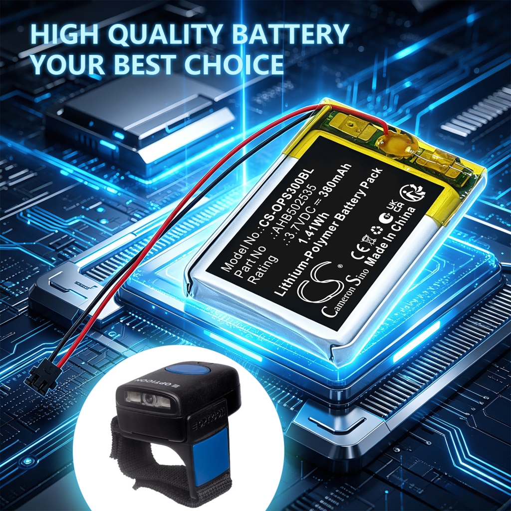 Batterij compatibel met Opticon CS-OPS300BL