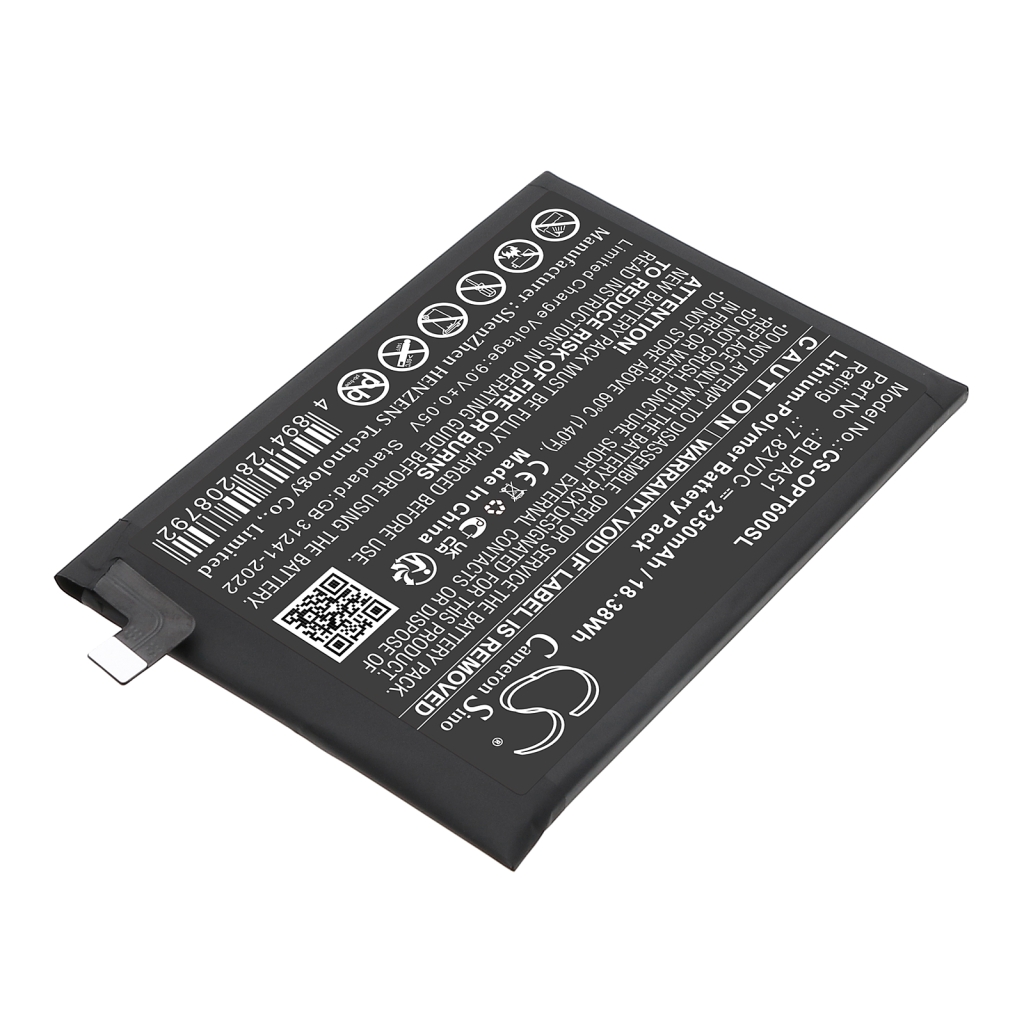 Compatible battery replacement for OPPO BLPA51