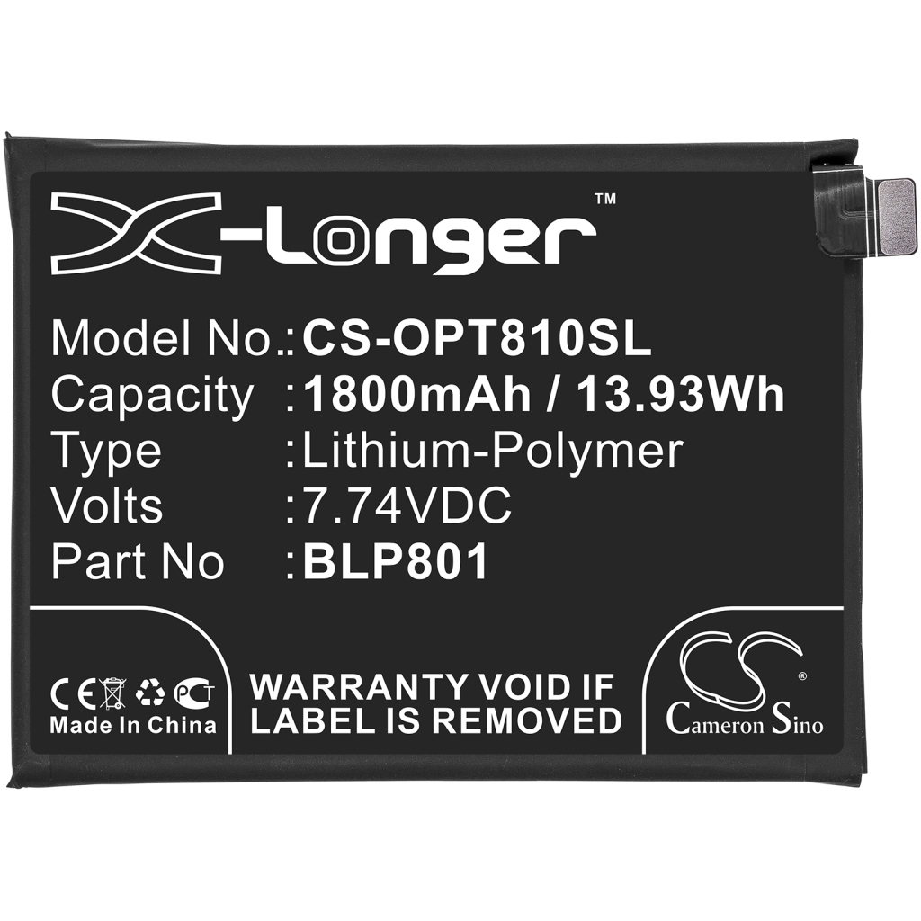 Batterie de téléphone portable Oneplus CS-OPT810SL
