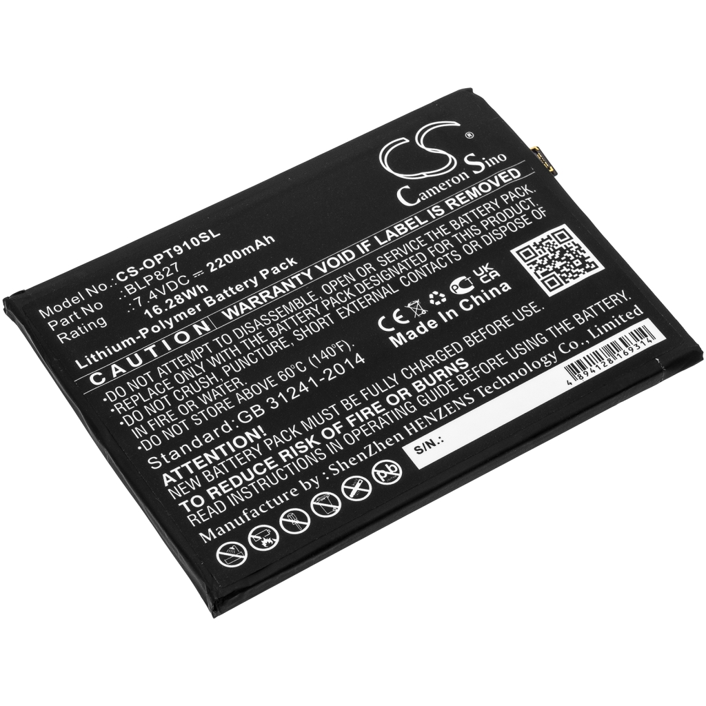 Batterijen Vervangt BLP827