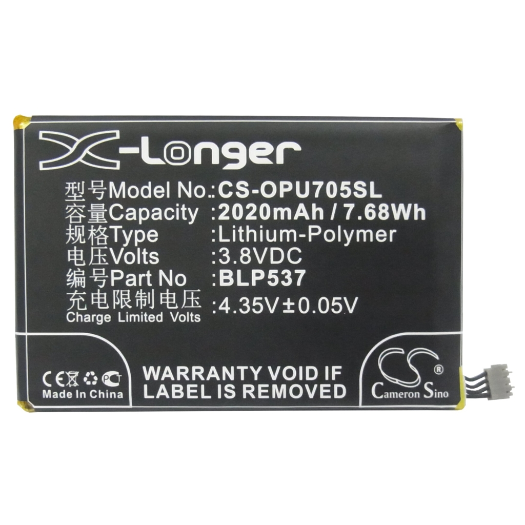 Batterij Vervangt BLP537