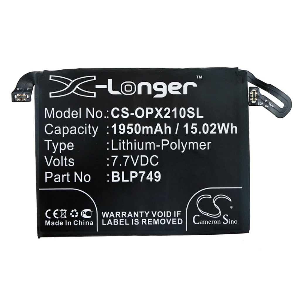 Batterij Vervangt BLP749