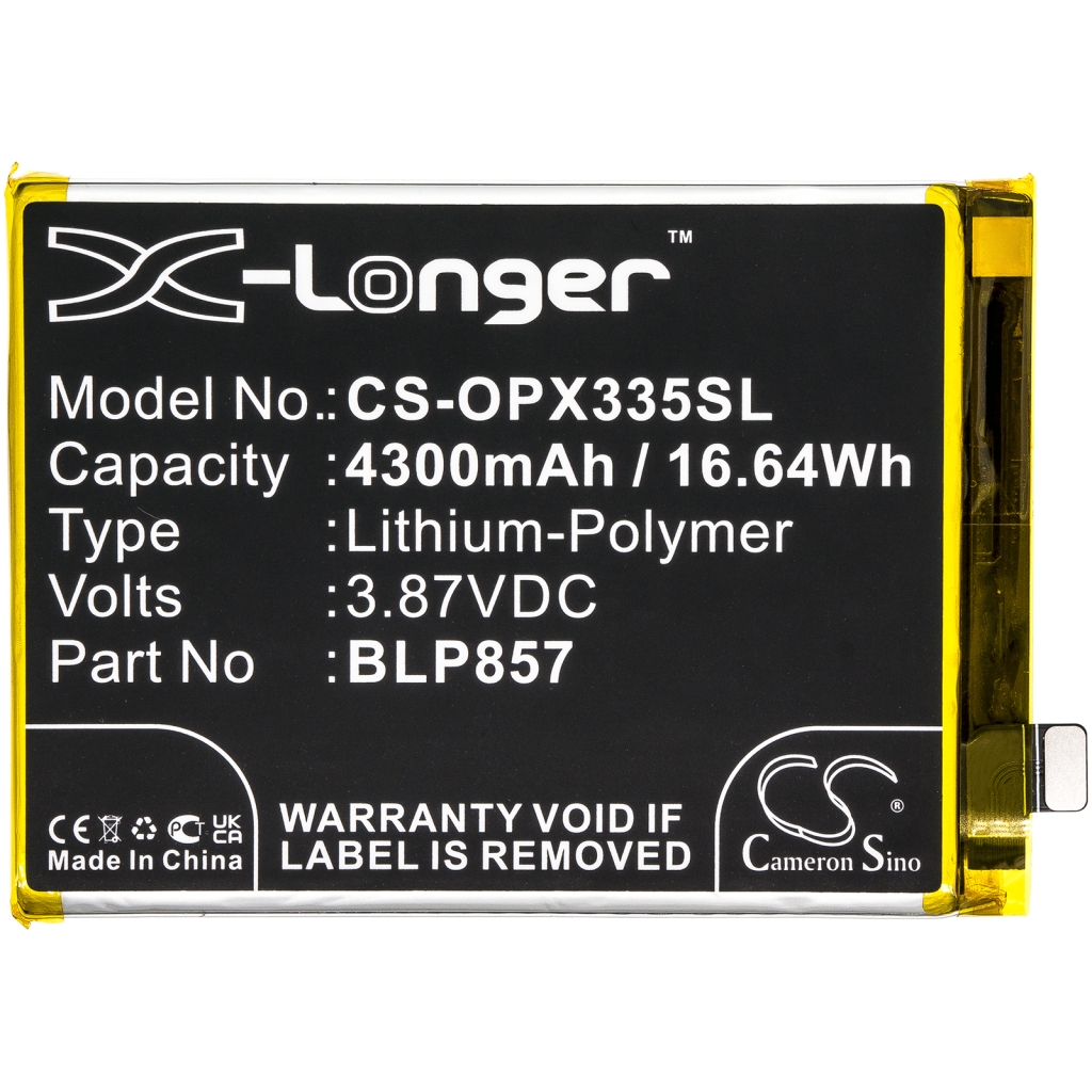 Batterij Vervangt BLP857
