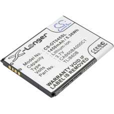 Compatibele batterijvervanging voor TCL CAB60B0001C1,CAB60B000C1,CAB60BA000C1,TLIB60B