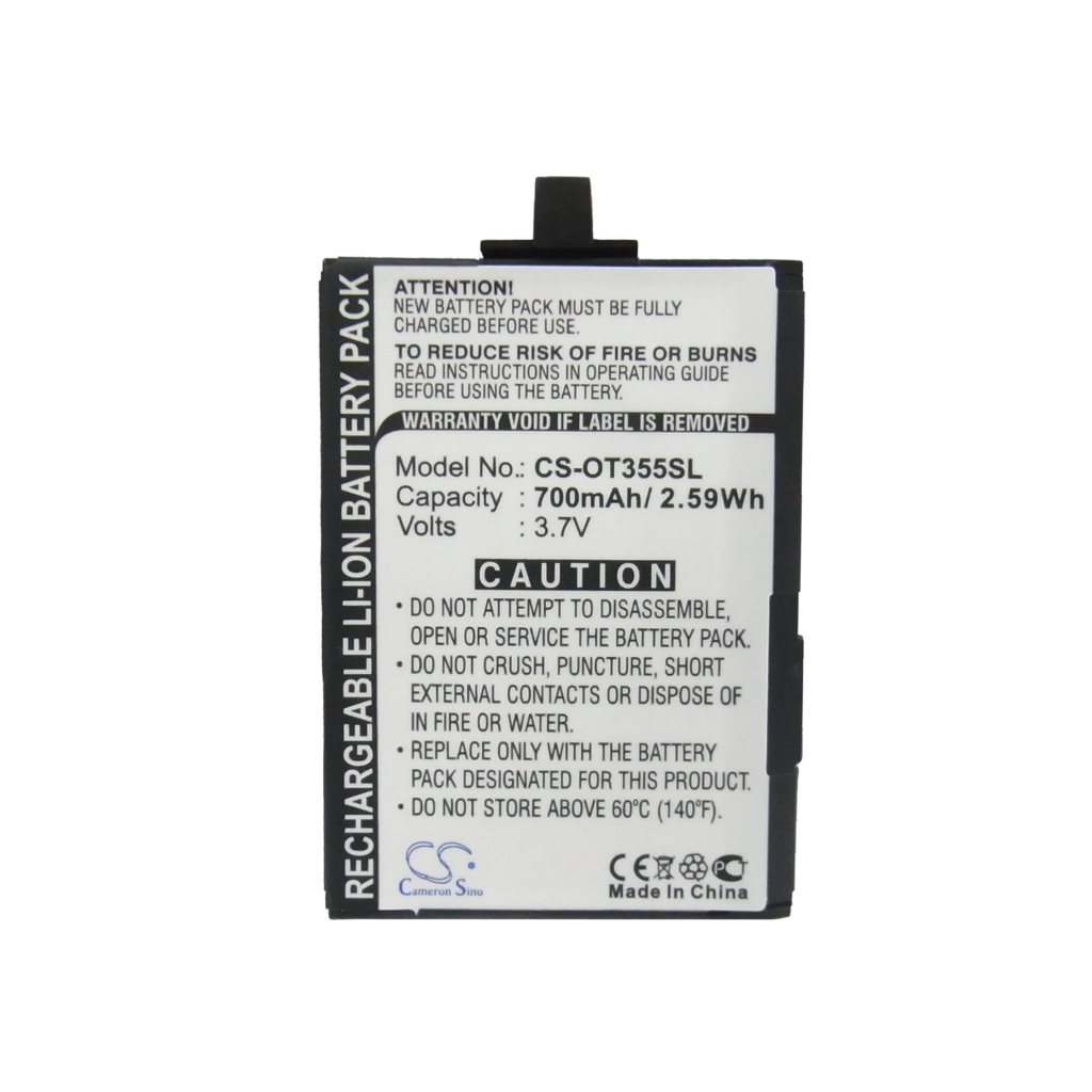 Batterij compatibel met Alcatel CS-OT355SL
