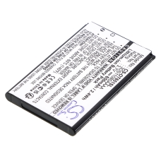Compatibele batterijvervanging voor Tchibo 3DS10241AAAA,3DS10744AAAA,3DS11080AAAA,B-VLE56,BY-62...