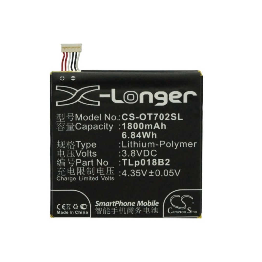 Batterij Vervangt TLp018B2