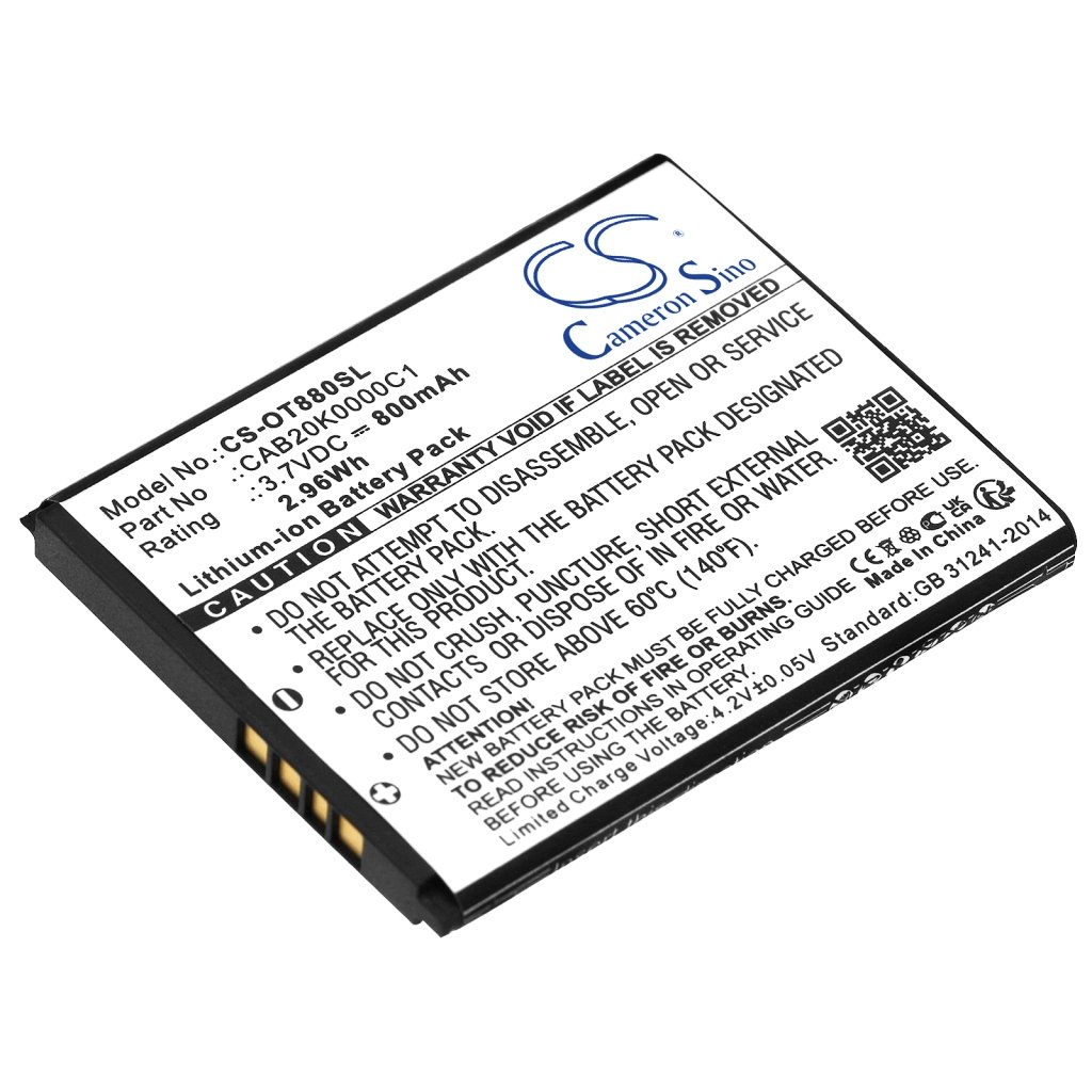 Remplacement de batterie compatible pour AT