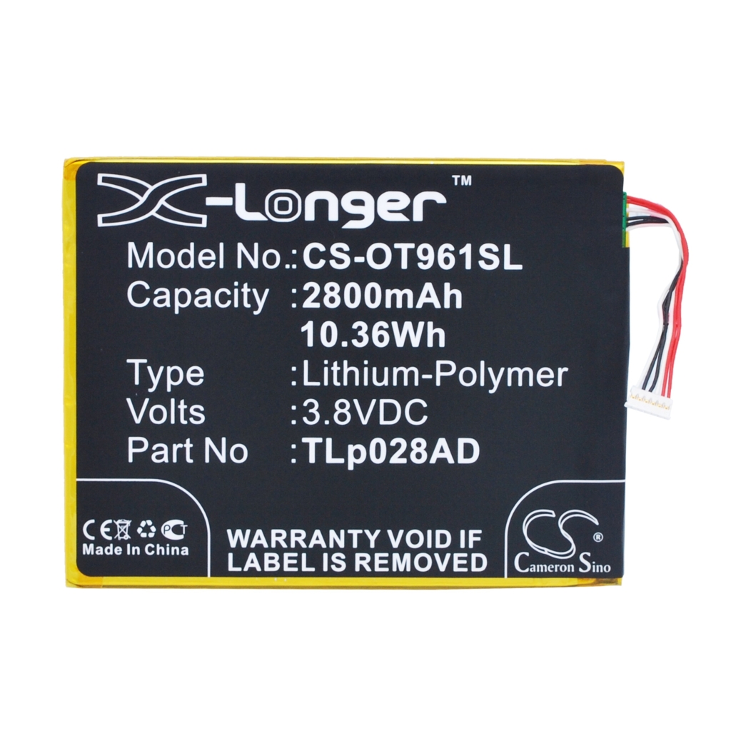 Batterij Vervangt TLp034B