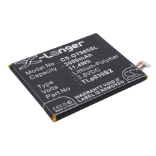 Compatibele batterijvervanging voor Alcatel C3000003C1,TLP030B1,TLP030B2,TLP030J1