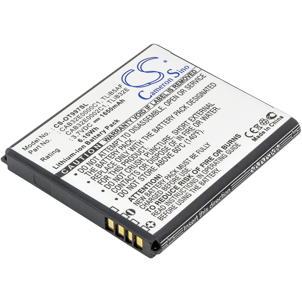 Alcatel BASE TCL Hotspot Batterij CS-OT997SL