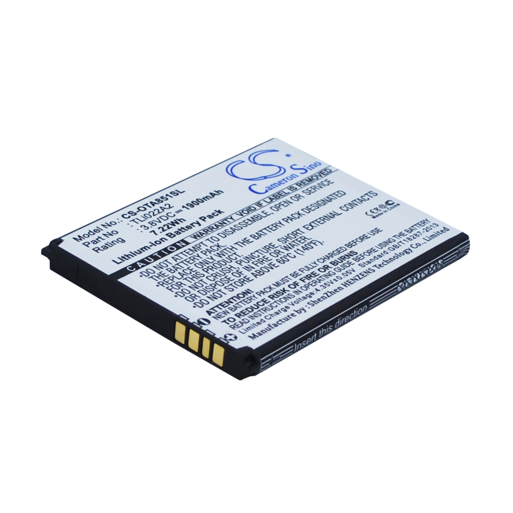 Batterij Vervangt TLi022A2