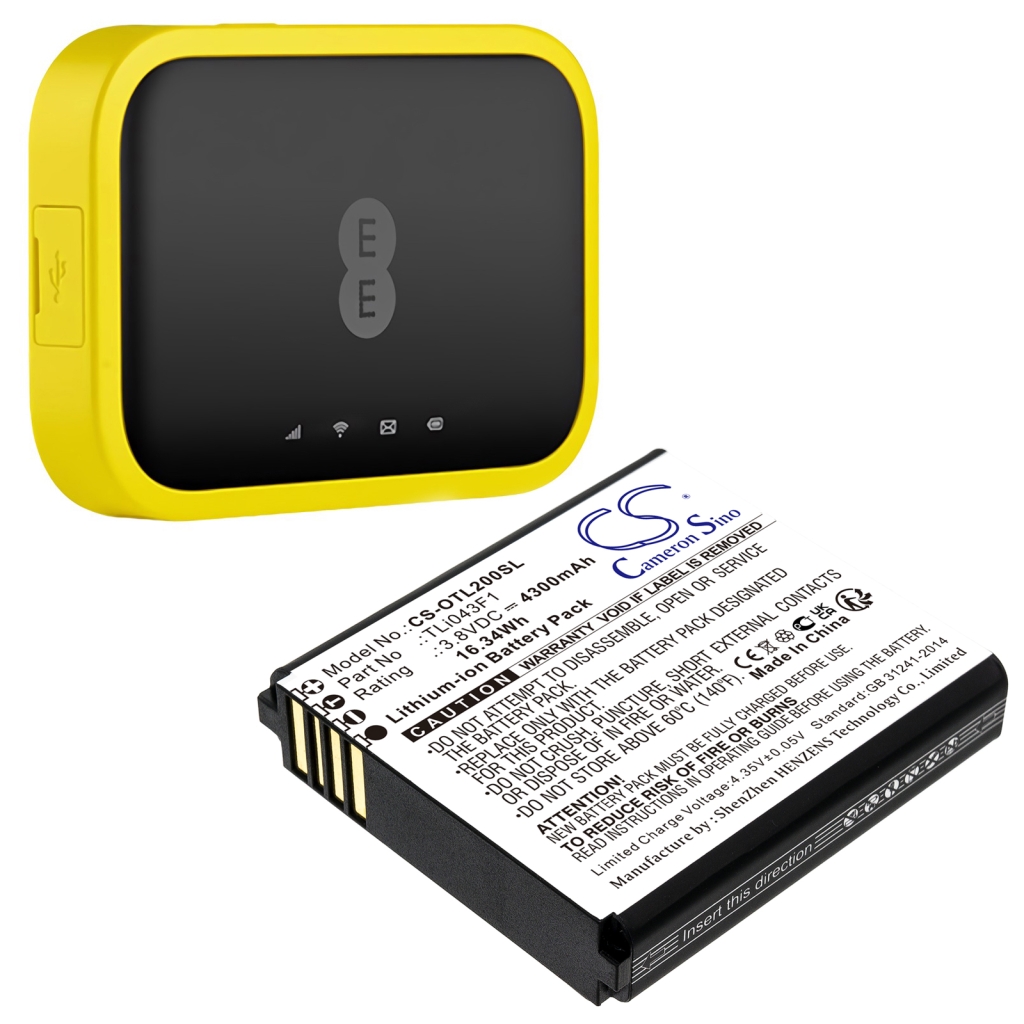 Remplacement de batterie compatible pour TCL TLI043F1